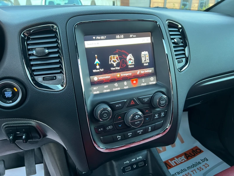 Dodge Durango R/T 5.7-V8 HEMI AWD 6+ 1, снимка 15 - Автомобили и джипове - 52158409