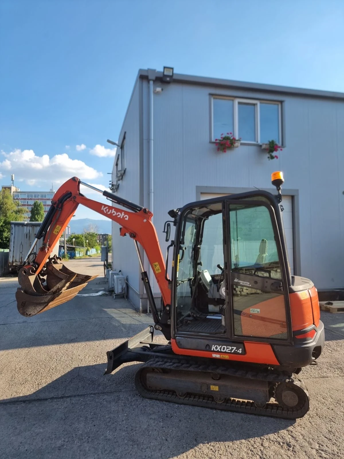 Багер Kubota KX027-4, снимка 3 - Индустриална техника - 55051488