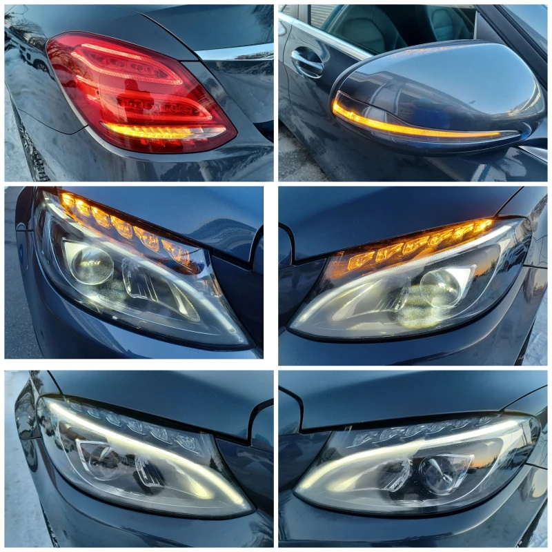 Mercedes-Benz C 220 2.2-170ps.CAMERA!NAVI! PODGREV!KOJA!F-1VOLANA!LED, снимка 16 - Автомобили и джипове - 49227157