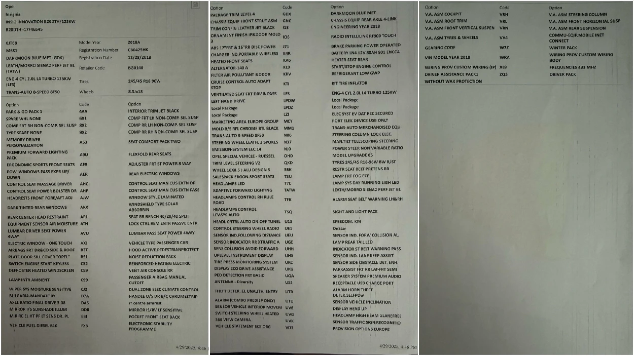 Opel Insignia 2.0 ВСИЧКИ ЕКСТРИ + НА 100% ОБСЛУЖЕН, снимка 9 - Автомобили и джипове - 54354582