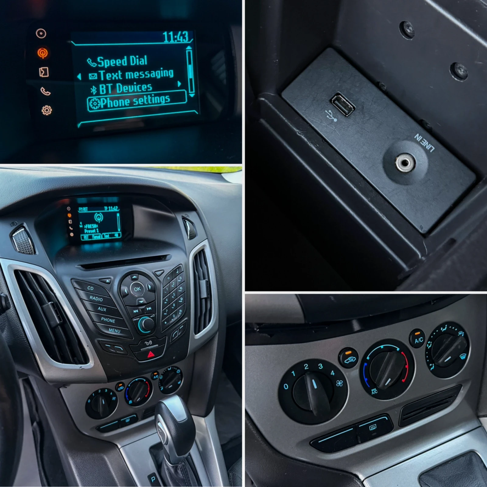 Ford Focus 2.0TDCi / Лети Джанти / АВТОМАТИК, снимка 15 - Автомобили и джипове - 55468805