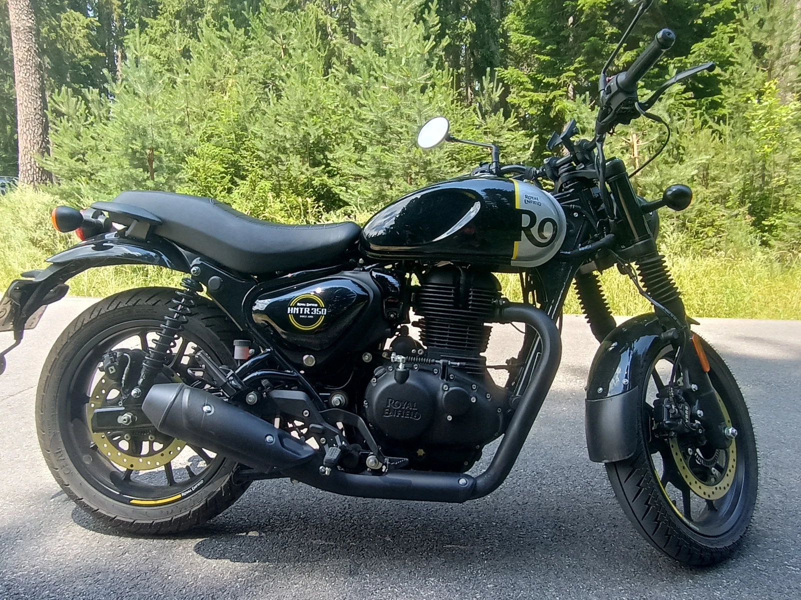 Royal Enfield Hunter HNTR Rebel Black, A2, ABS - изображение 5