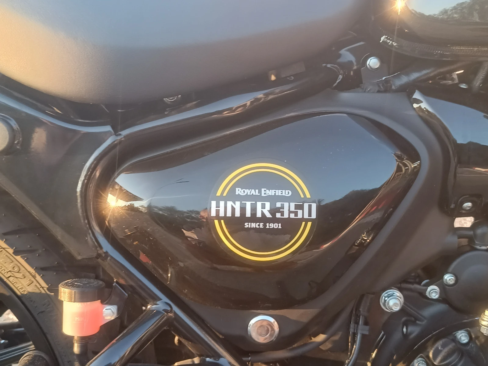 Royal Enfield Hunter HNTR Rebel Black, A2, ABS - изображение 3