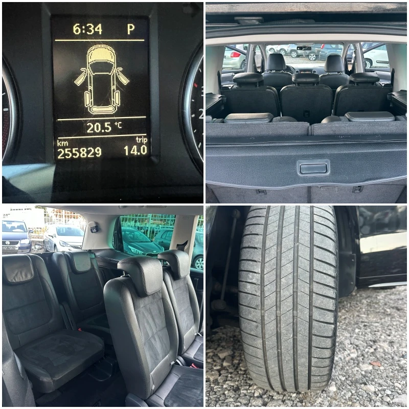VW Sharan 2.0TDI DSG 140kc 7 MESTEN ITALIA, снимка 11 - Автомобили и джипове - 56260153