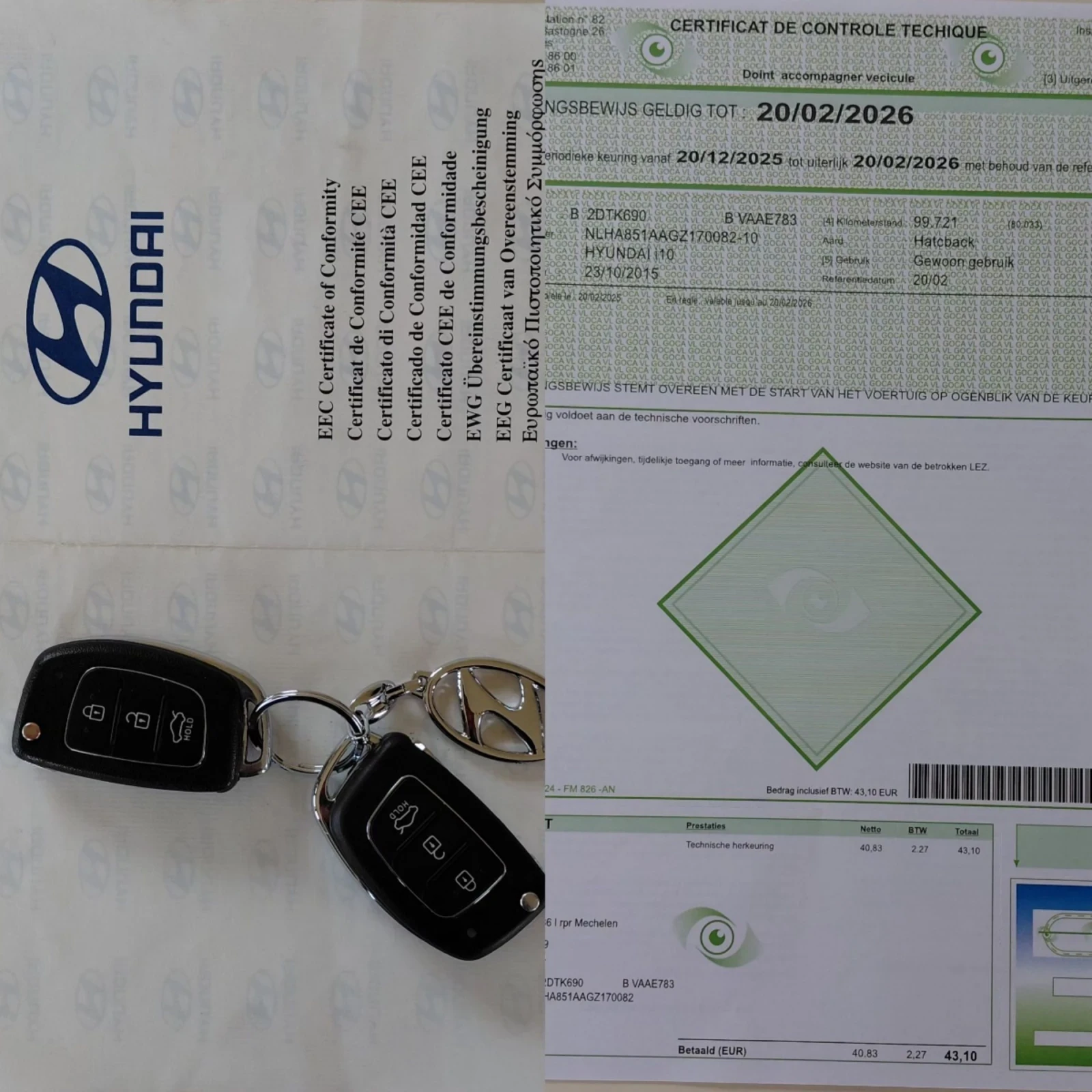 Hyundai I10 1.0i, euro 6, Belgium | Mobile.bg � ����������� 16