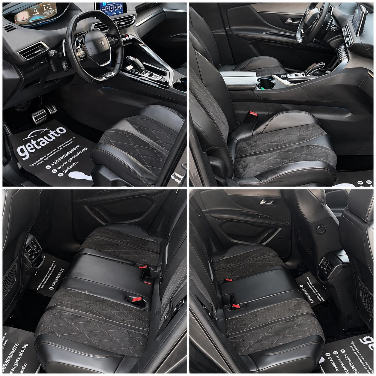 Peugeot 3008 2.0 Blue-HDi GT-Автомат-Дигитално табло-Лед-Пано, снимка 12 - Автомобили и джипове - 55547348