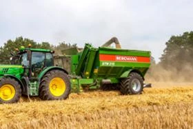 За трактор Други Едноосно разтоварващо ремарке марка BERGMANN GTW21, снимка 1