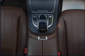 Mercedes-Benz E 300 КАФЯВА КОЖА/BURMESTER/360 CAMERA/ ADAPT. CR/PANO/, снимка 14