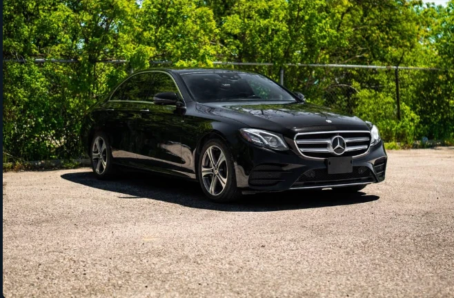 Mercedes-Benz E 300 КАФЯВА КОЖА/BURMESTER/360 CAMERA/ ADAPT. CR/PANO/, снимка 2 - Автомобили и джипове - 55630453