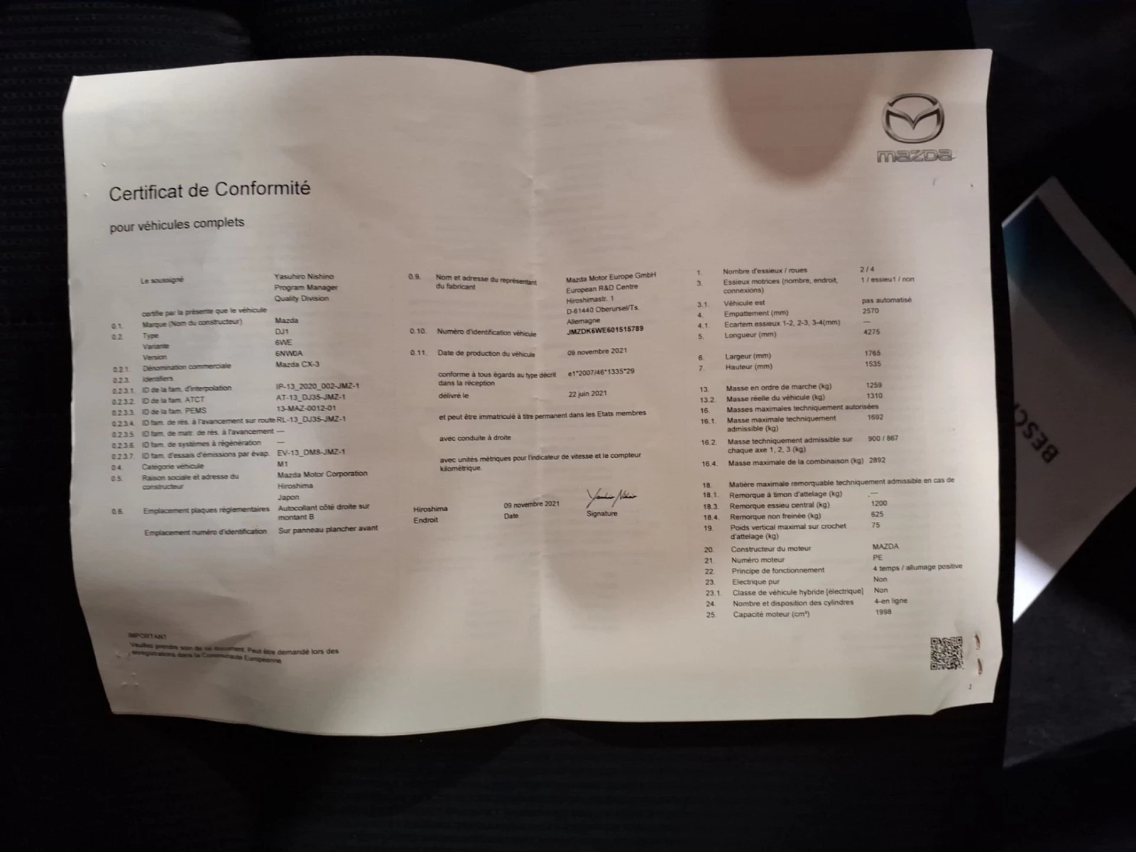 Mazda CX-3 SKYACTIV, снимка 8 - Автомобили и джипове - 55301259