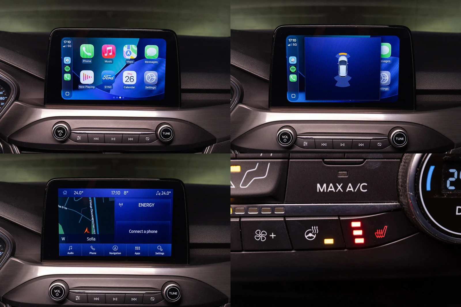 Ford Focus Подгрев волан * Подгрев Седалки * Apple CarPlay , снимка 16 - Автомобили и джипове - 53709574