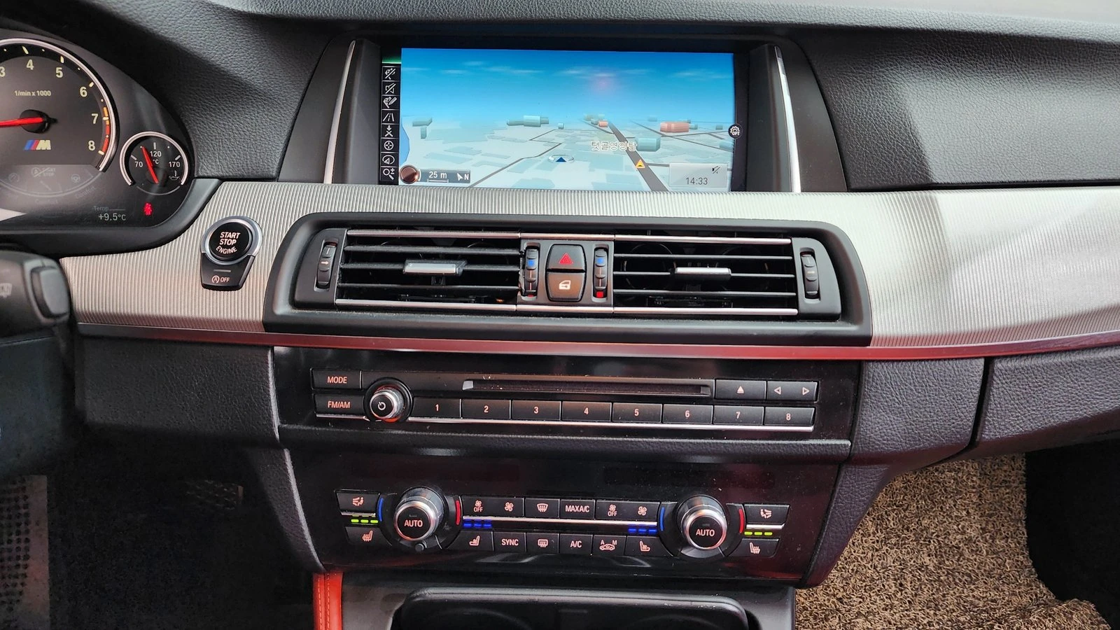 BMW M5 ЛЮК* HUD* 360* ПОДГРЕВ ВОЛАН* КРАЙНА ЦЕНА, снимка 14 - Автомобили и джипове - 55367140