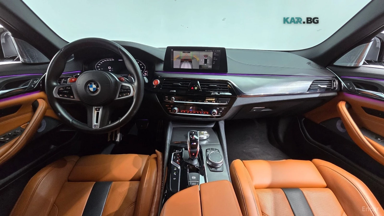 BMW M5 HUD* 360* КОЖА* ОБДУХВ* НАВИ, снимка 6 - Автомобили и джипове - 55800668