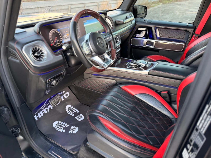 Mercedes-Benz G 63 AMG BRABUS ROCKET 900= EDITION1= DESIGNO= CARBON PACK=, снимка 9 - Автомобили и джипове - 53527750