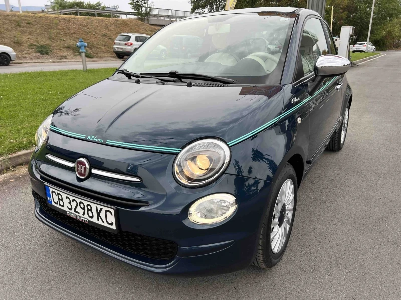 Fiat 500 C RIVA EDITION ЛИМИТИРАН 68000 КАПАРИРАН , снимка 1 - Автомобили и джипове - 47185841