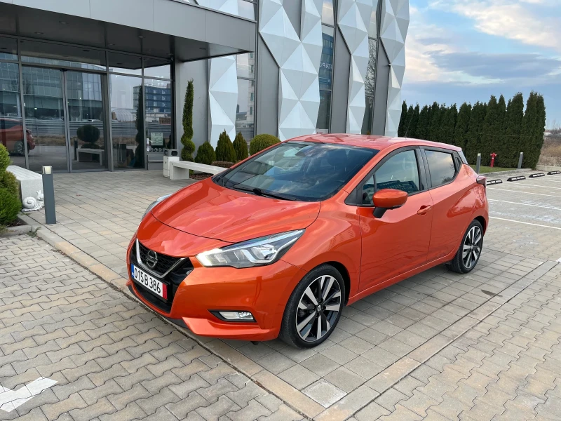 Nissan Micra 1.0i Автомат/Навигация/Ленти/Знаци/Дистроник, снимка 11 - Автомобили и джипове - 48054177