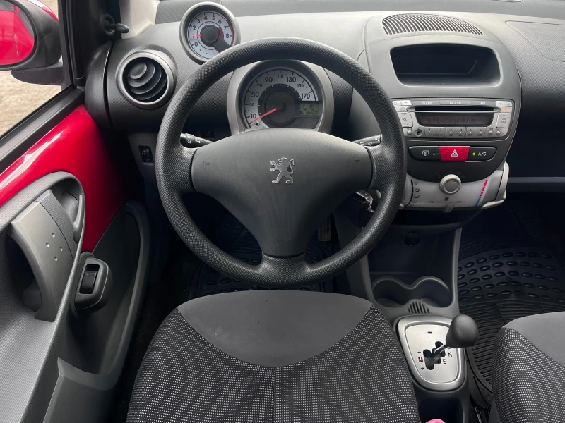 Peugeot 107 Aвтоматик + Климатик, снимка 9 - Автомобили и джипове - 52486285
