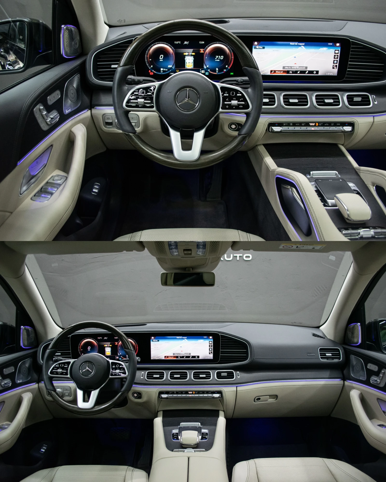 Mercedes-Benz GLE 400 d/AMG/Multibeam/Burmester/РеаленПробег/Серв.Ист. , снимка 5 - Автомобили и джипове - 53987743