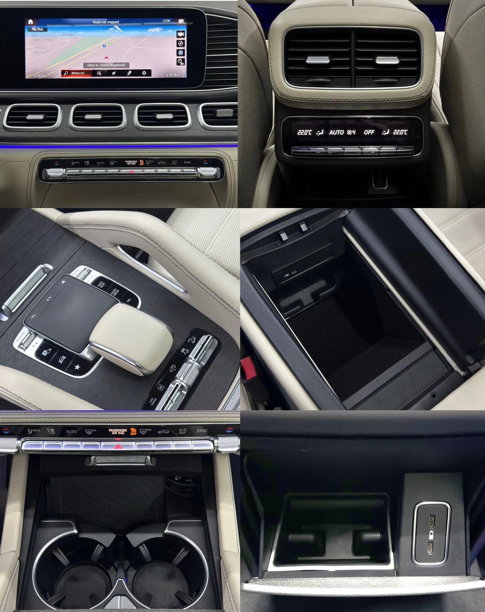 Mercedes-Benz GLE 400 d/AMG/Multibeam/Burmester/РеаленПробег/Серв.Ист. , снимка 11 - Автомобили и джипове - 53987743