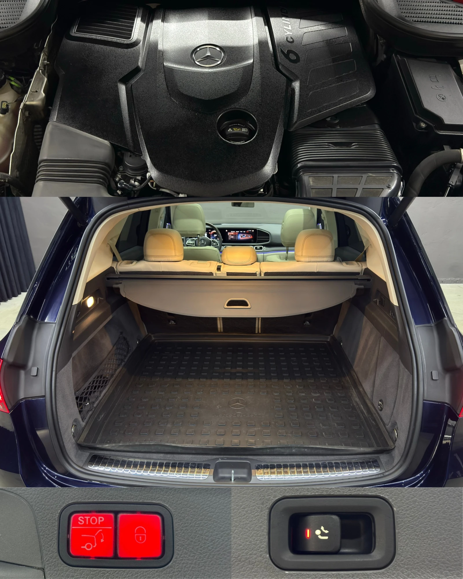 Mercedes-Benz GLE 400 d/AMG/Multibeam/Burmester/РеаленПробег/Серв.Ист. , снимка 15 - Автомобили и джипове - 53987743