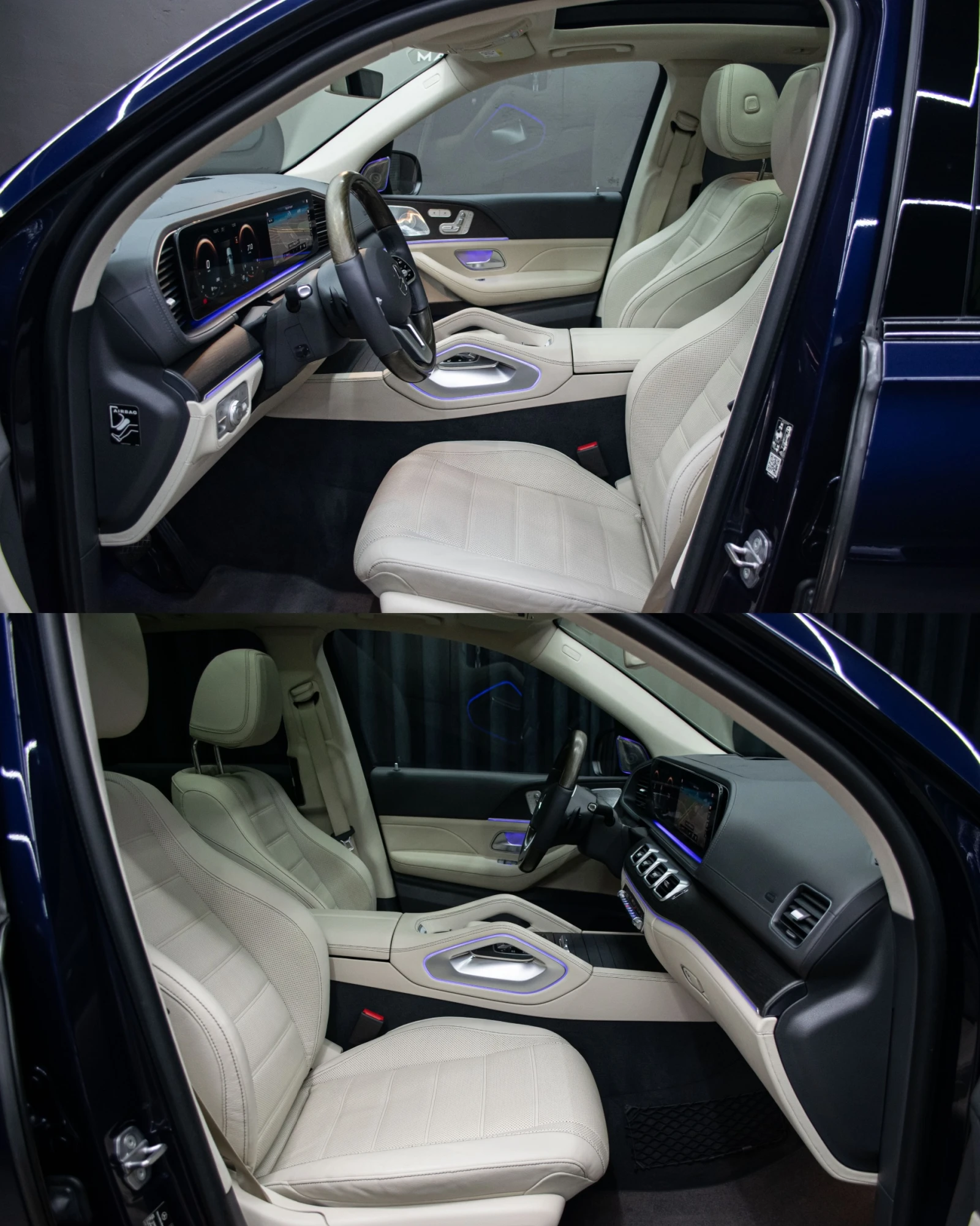 Mercedes-Benz GLE 400 d/AMG/Multibeam/Burmester/РеаленПробег/Серв.Ист. , снимка 7 - Автомобили и джипове - 53987743