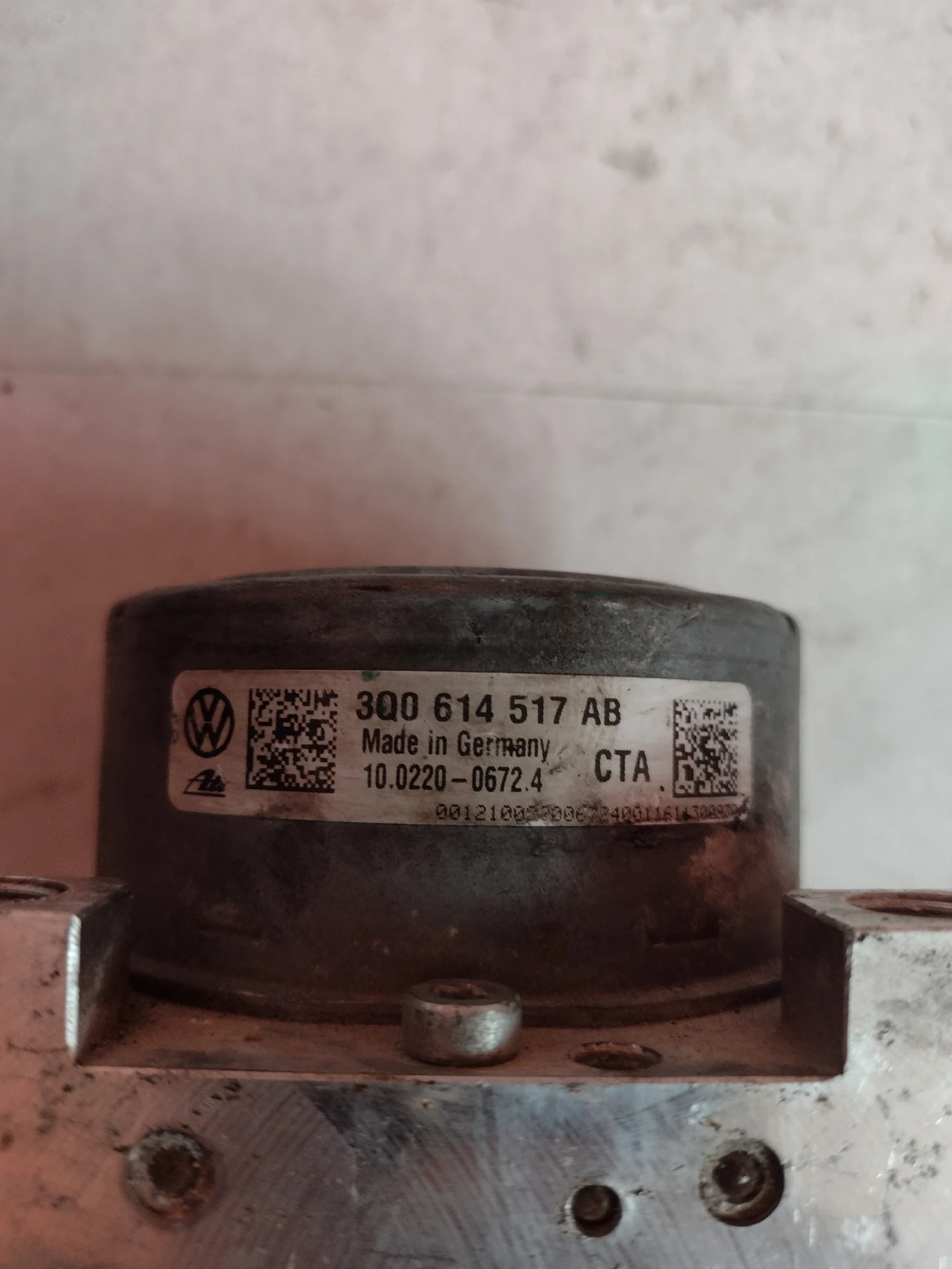 3Q0907379AB 3Q0 907 379 AB ABS  VW PASSAT B8 2.0 TDI SKODA SUPERBIII 3Q0614517AB 3Q0 614 517 AB | Mobile.bg   3