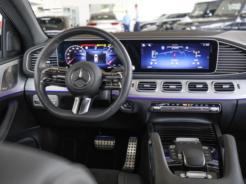 Mercedes-Benz GLE 450 d/AMG/4MATIC/COUPE/FACELIFT/BURM/PANO/360/MULTIBEA, снимка 8 - Автомобили и джипове - 51966182