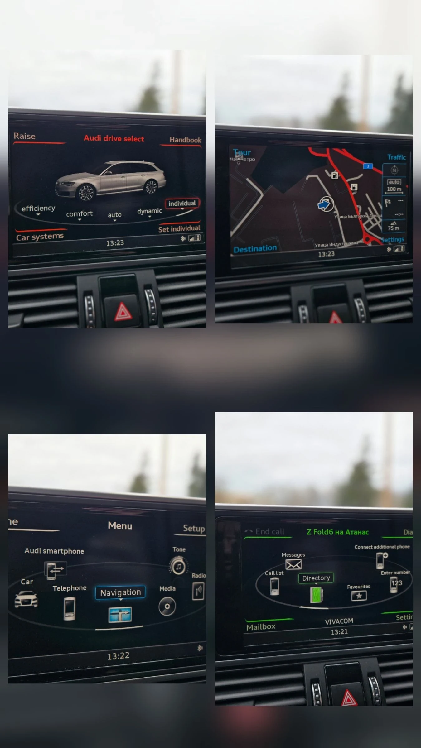 Audi A6 Масаж, обдухване, 360 камери, самопаркиране, истор, снимка 13 - Автомобили и джипове - 53608308