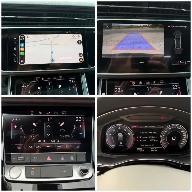 Audi Q8 55 TFSI S-line/92000км/Панорама/22zoll/Лизинг, снимка 15 - Автомобили и джипове - 51907790