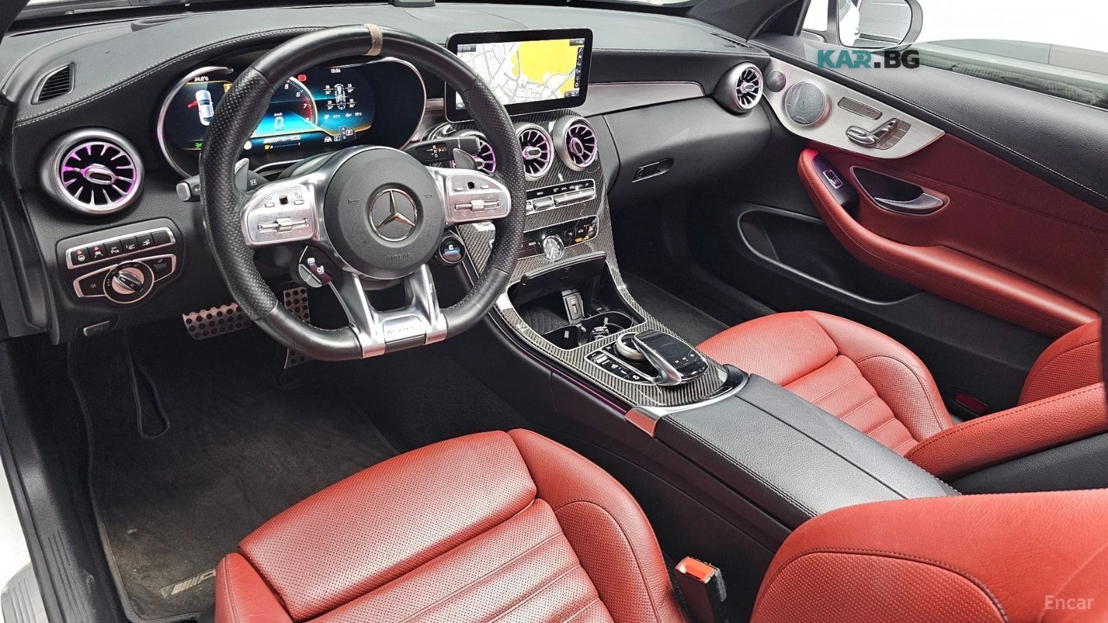 Mercedes-Benz C 43 AMG 4MATIC* HUD* КОЖА* НАВИ* ПАНО* АВТОКРЕДИТ, снимка 5 - Автомобили и джипове - 55709372