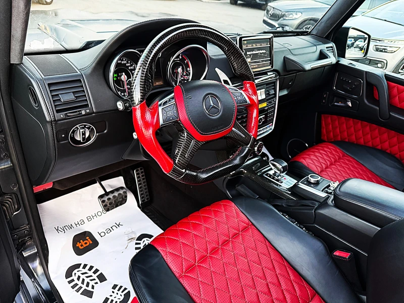 Mercedes-Benz G 63 AMG BRABUS-DISTRONIK-KARBON-GENERAZIA-ALKANTAR-FULLLLL, снимка 8 - Автомобили и джипове - 51345963