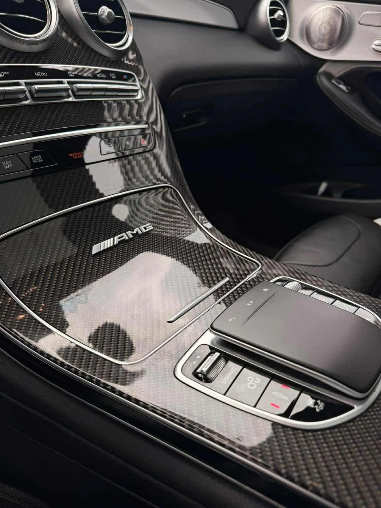 Mercedes-Benz GLC * AMG 63 S * MATTE GRAY* BURMESTER* , снимка 9 - Автомобили и джипове - 54006532