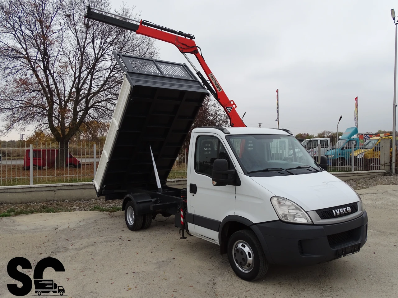 Iveco 35c13 САМОСВАЛ С КРАН* Palfinger PK 2500* 
