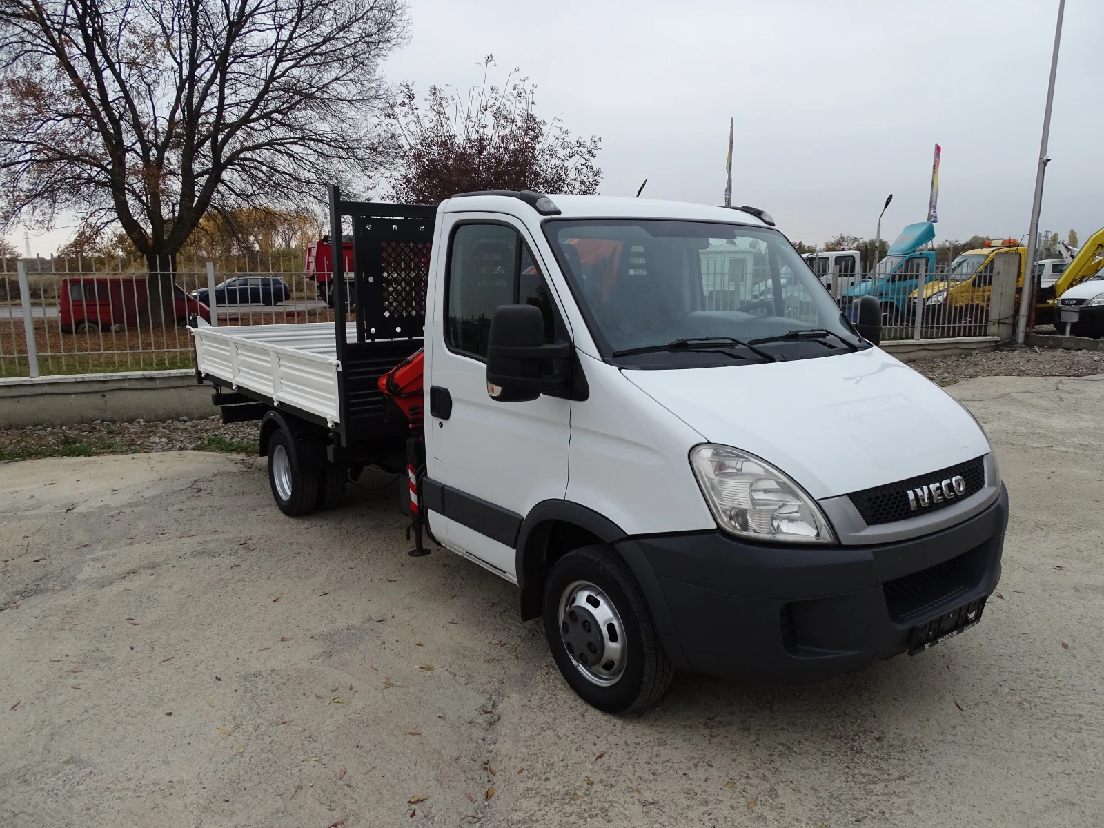 Iveco 35c13 САМОСВАЛ С КРАН* Palfinger PK 2500* , снимка 9 - Бусове и автобуси - 56657985