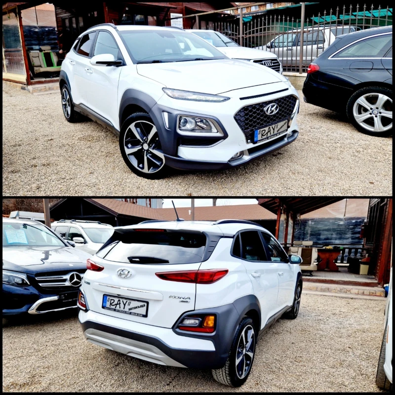 Hyundai Kona 1.6CRDI/4X4/X-POSIBLE/LINE-ASSIST/РЕАЛНИ КМ./, снимка 2 - Автомобили и джипове - 49139176