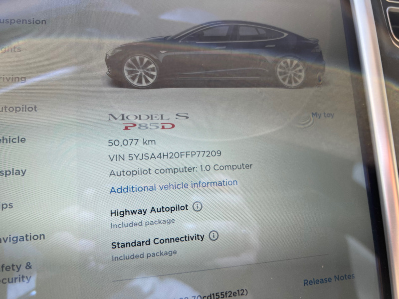 Tesla Model S P85D, снимка 16 - Автомобили и джипове - 46371262