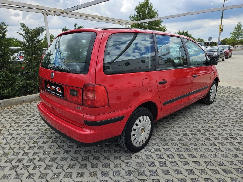 VW Sharan 1.8T-150кс= 7МЕСТА= КЛИМАТРОНИК= ПОДХОДЯЩ ЗА ГАЗ, снимка 3 - Автомобили и джипове - 50540571
