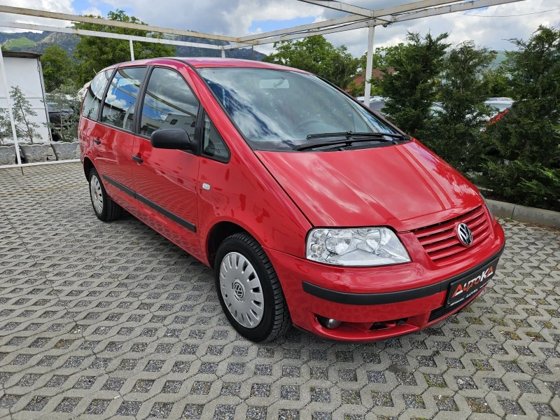 VW Sharan 1.8T-150кс= 7МЕСТА= КЛИМАТРОНИК= ПОДХОДЯЩ ЗА ГАЗ, снимка 2 - Автомобили и джипове - 50540571