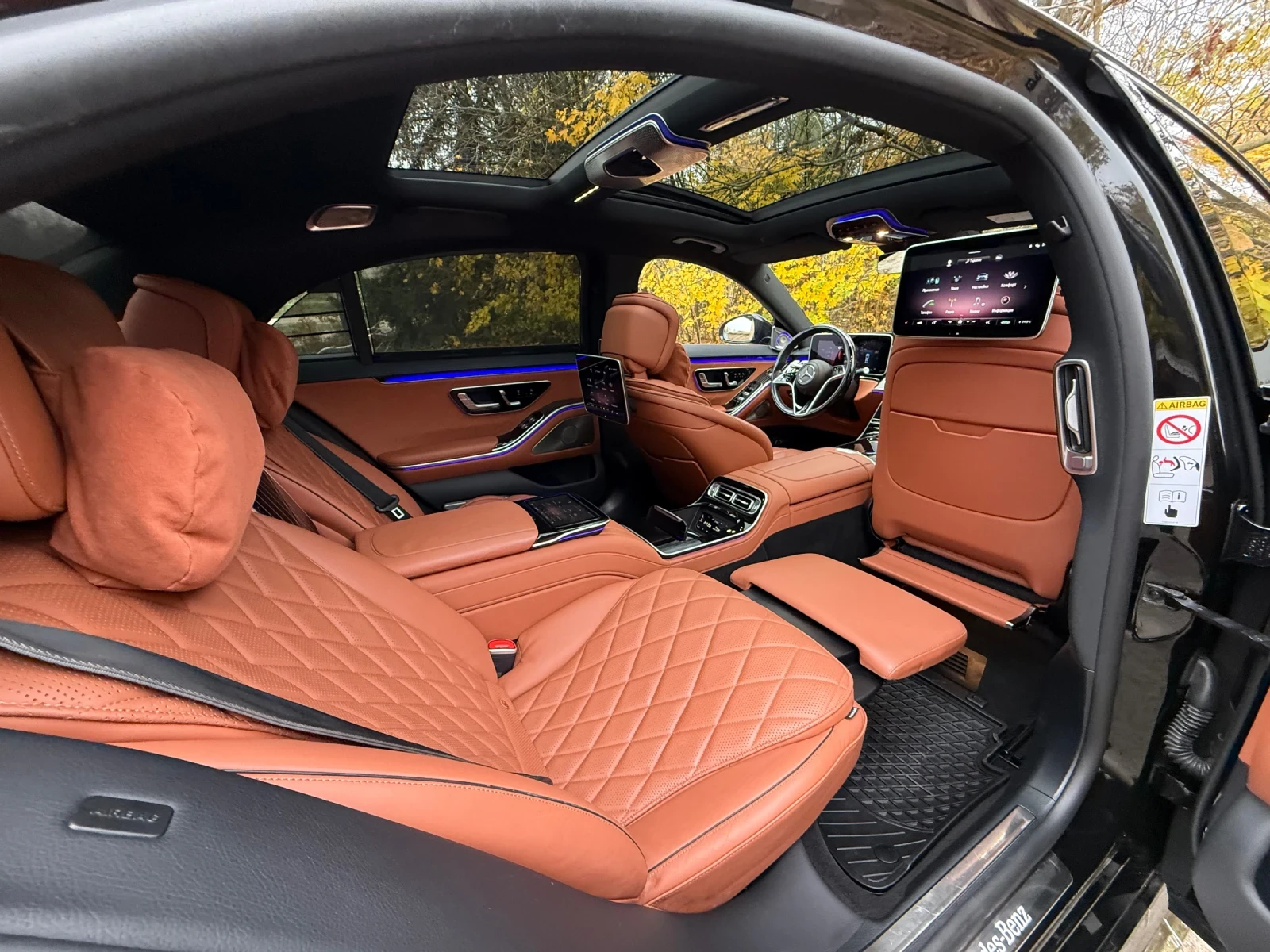 Mercedes-Benz S 580 L* 4-Matik* AMG* V8* CHAUFFEUR* 3xTV* HUP* AMBIENT | Mobile.bg   14