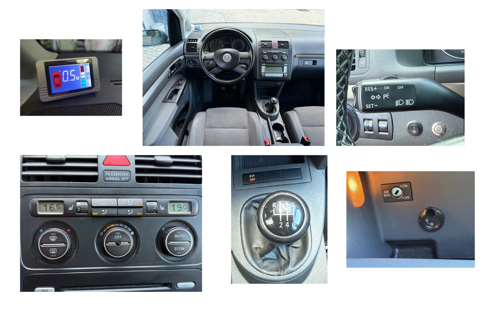 VW Touran 2.0 TDI GERMANY, снимка 12 - Автомобили и джипове - 54615274