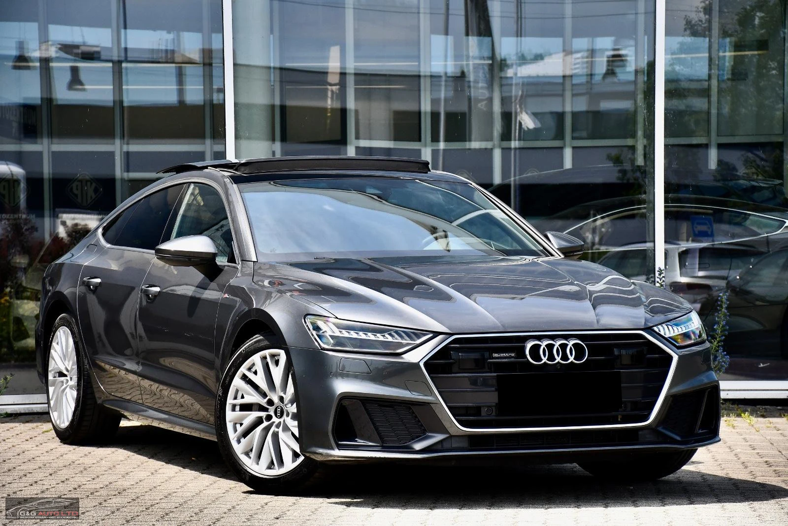 Audi A7 50TDI/286HP/S-LINE/HUD/PANO/360/KLESS/584z, снимка 5 - Автомобили и джипове - 55234147