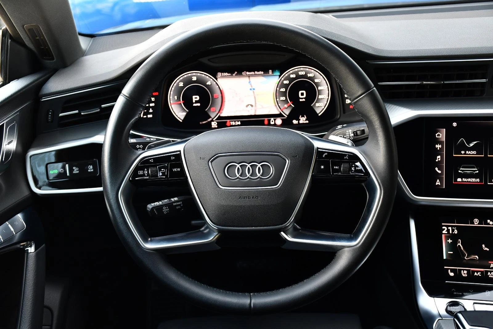 Audi A7 50TDI/286HP/S-LINE/HUD/PANO/360/KLESS/584z, снимка 12 - Автомобили и джипове - 55234147