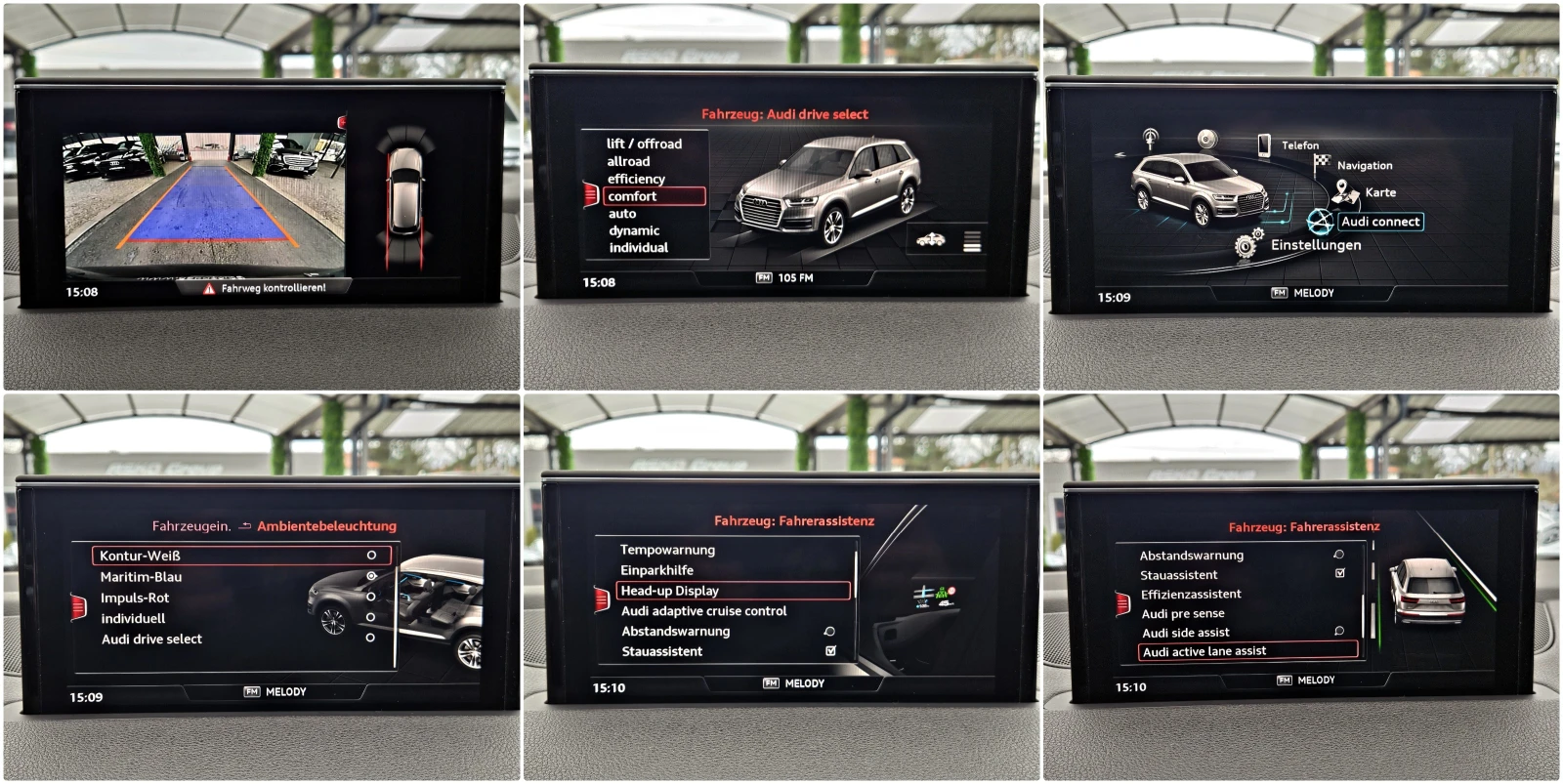 Audi Q7 S-LINE/7M/PANO/DISTR/CAMERA/HUD/DIGITAL/ПОДГРЕВ/LI, снимка 14 - Автомобили и джипове - 53894398