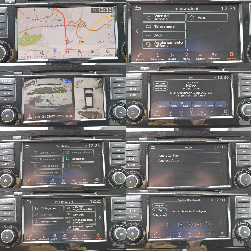 Nissan Qashqai 1.5DCI/TEKNA/КАМЕРА360/CARPLAY/NAVI/БЛУТУТ/LED/EU6, снимка 13 - Автомобили и джипове - 53324552