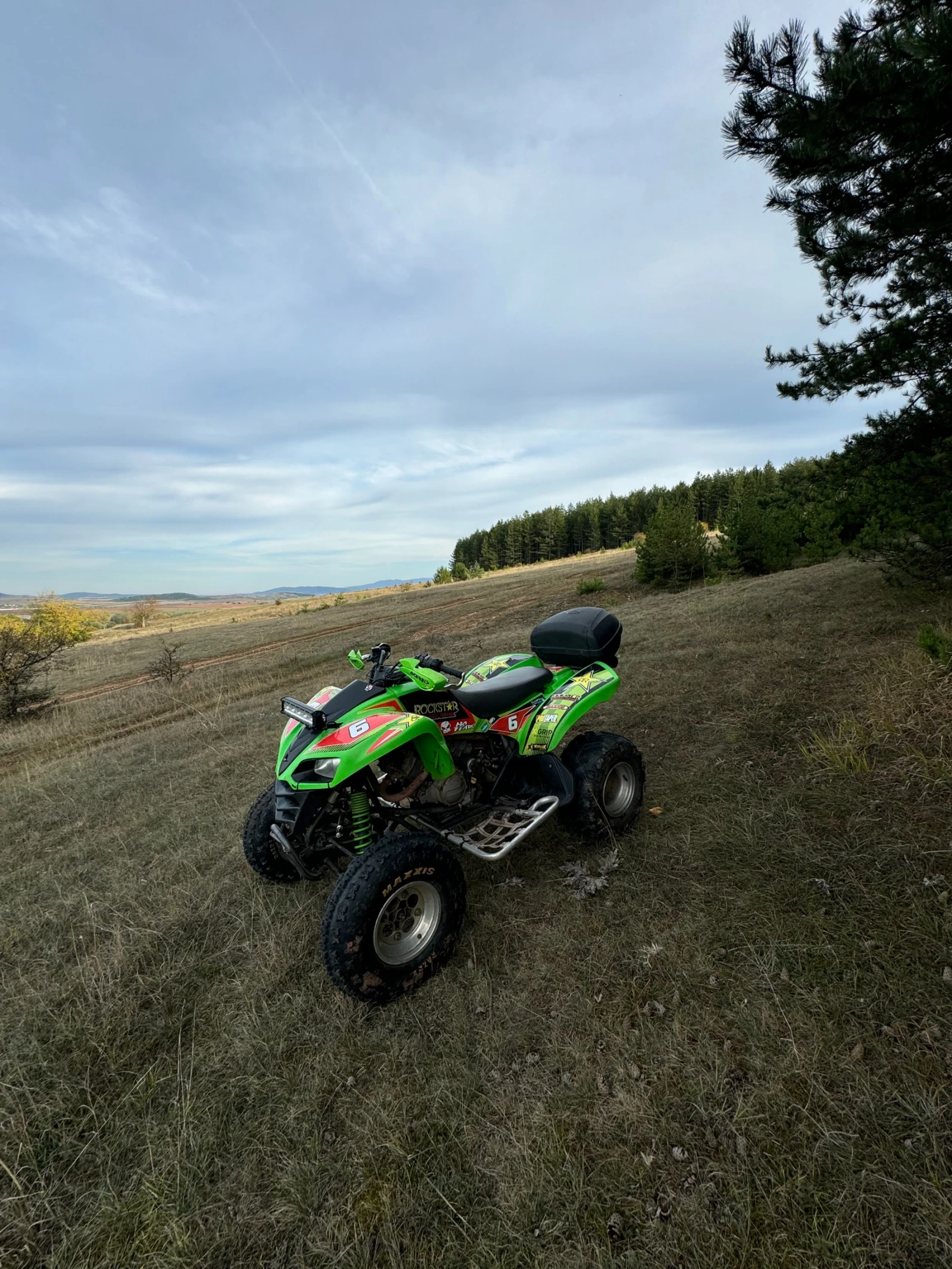 Kawasaki Kfx 700 SPORT ОБСЛУЖЕНО РАБОТИ ИДЕАЛНО - изображение 4