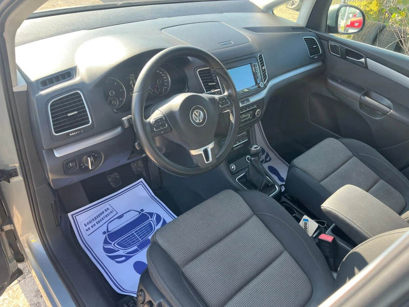 VW Sharan 2.0 TDI 7 места, снимка 7 - Автомобили и джипове - 52420072