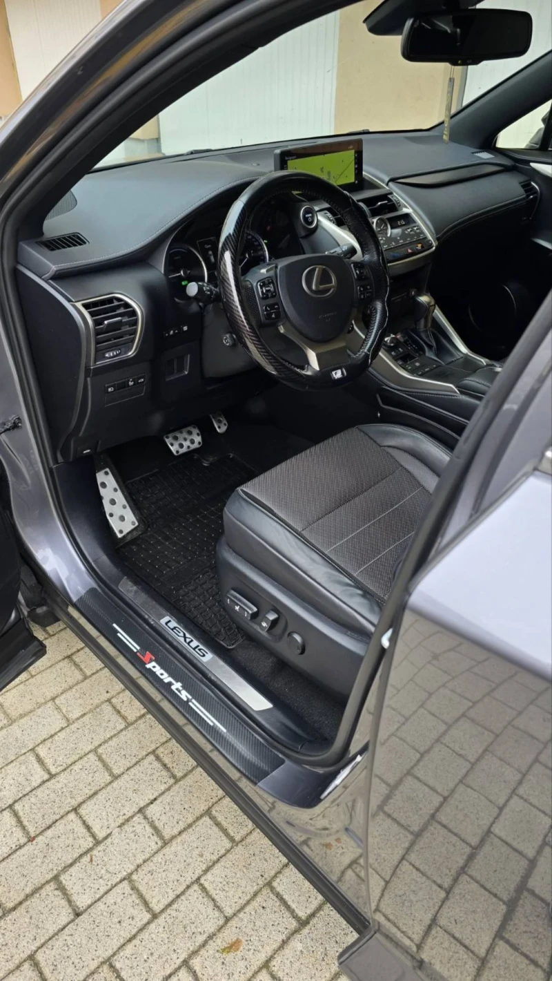 Lexus NX 300h ПЕРФЕКТНА, F SPORT, TRI-BEAM LED, 4x4, снимка 8 - Автомобили и джипове - 52348281