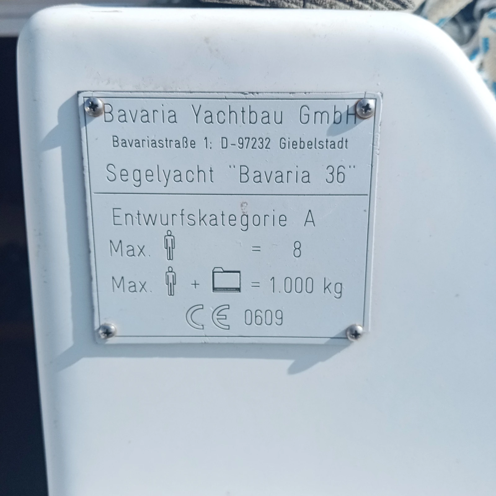 Ветроходна лодка Bavaria 36, снимка 7 - Воден транспорт - 55626256