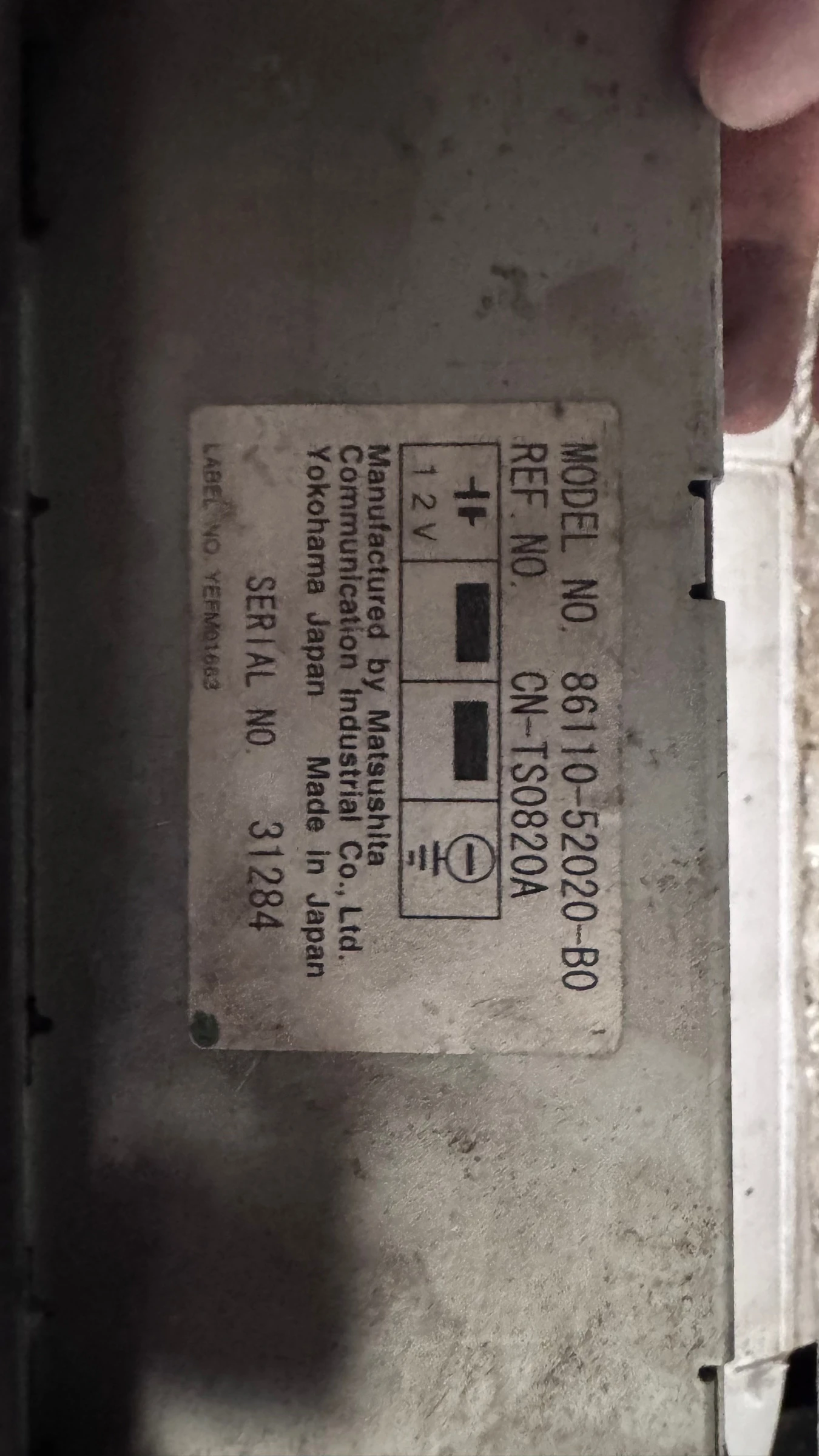   /  /  a Toyota Yaris - FA031625A  / 86110-52020-B0 / CN-TS0820A | Mobile.bg   2