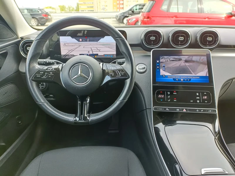 Mercedes-Benz C 220 d/AVANTGARDE/SPORT/200HP//RFK/TEMP/SH/AHK/122D, снимка 8 - Автомобили и джипове - 51919414